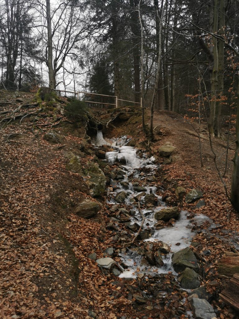 Cascade gelée