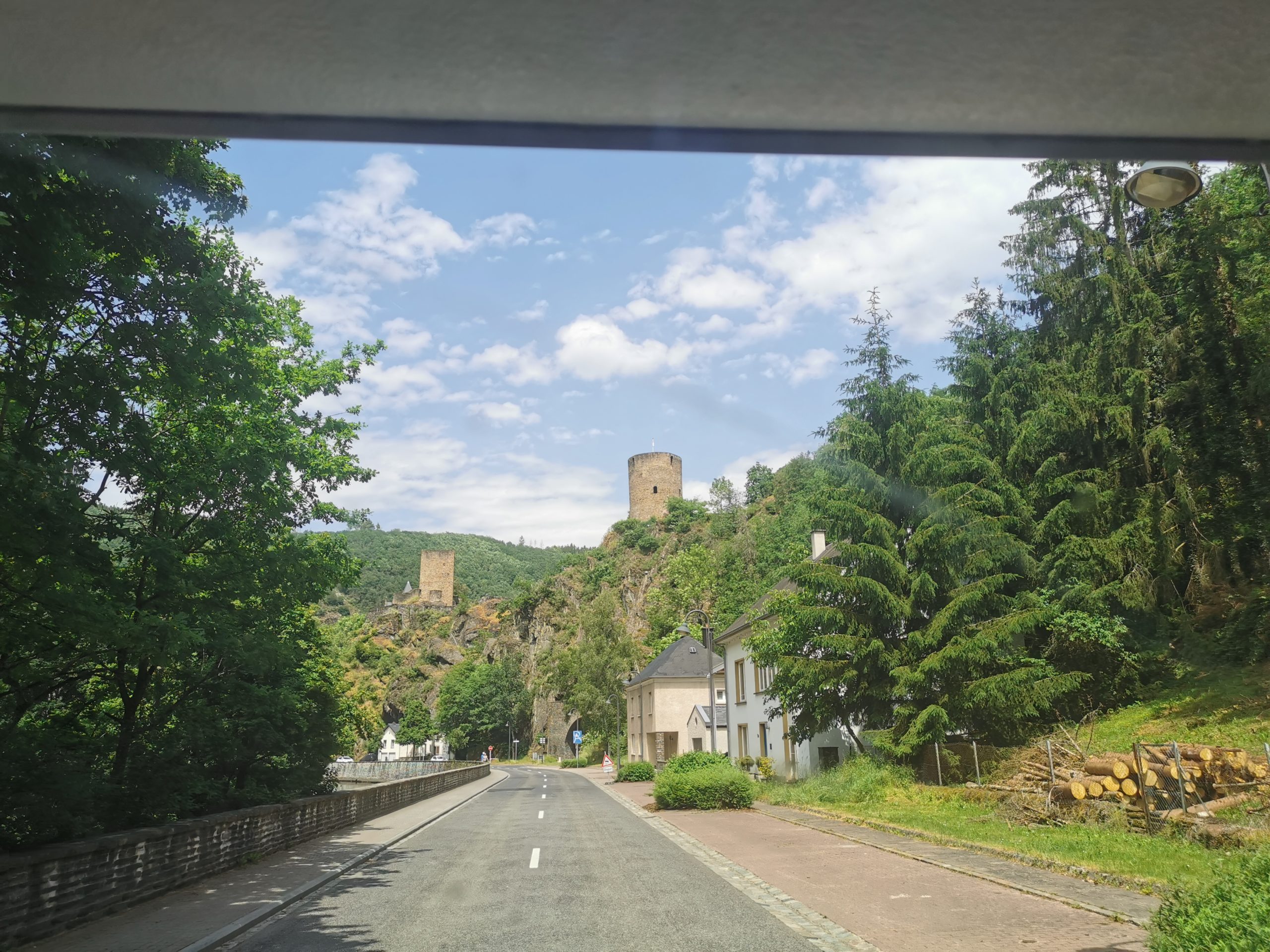 Arrivée à Esch-sur-Sûre