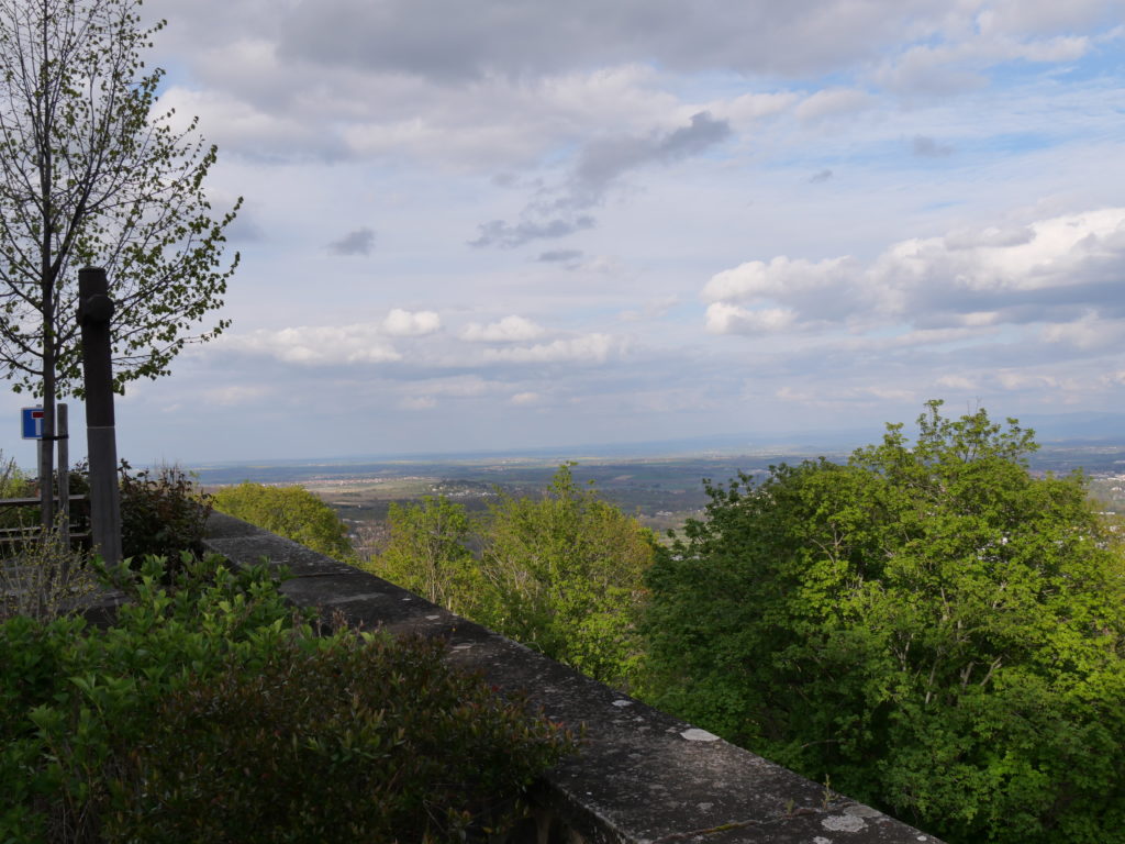 Vue du château de Tournoël