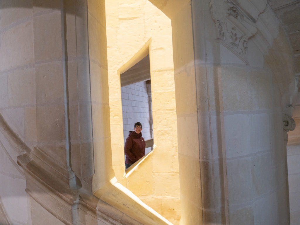 L'escalier à double révolution du château de Chambord
