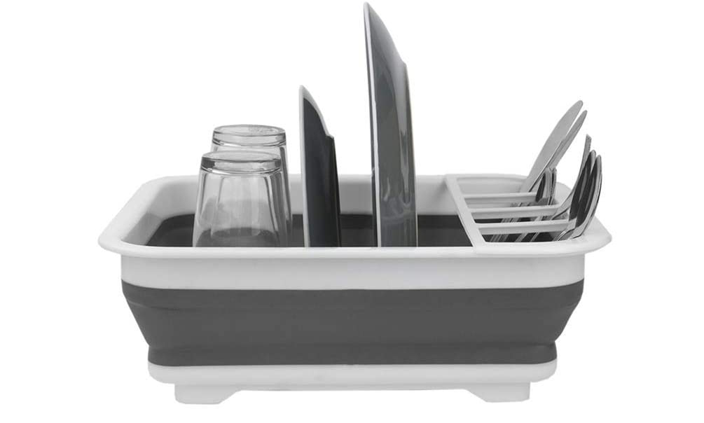 Égouttoir à vaisselle pliable