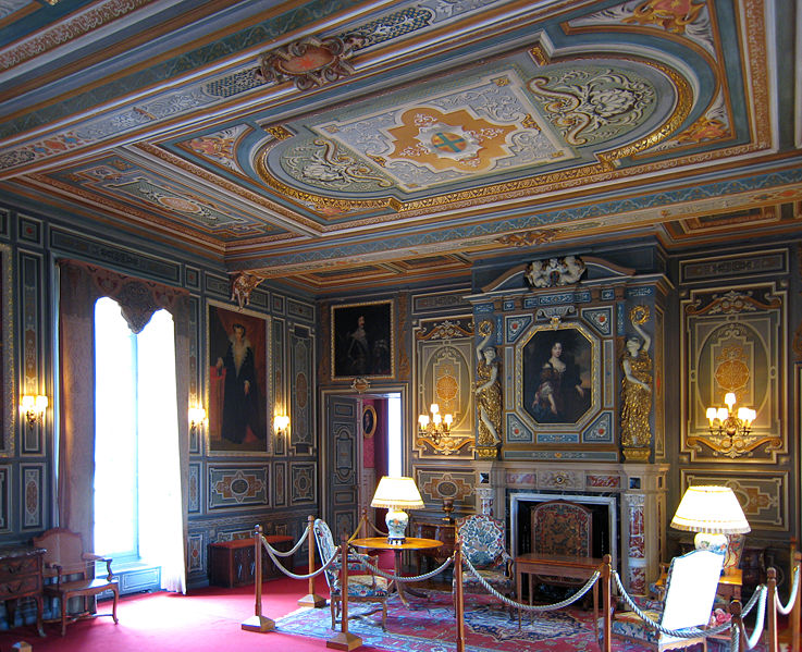 Grand salon du château de Cheverny