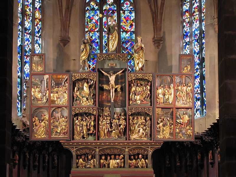 Retable Sainte Croix à Kaysersberg