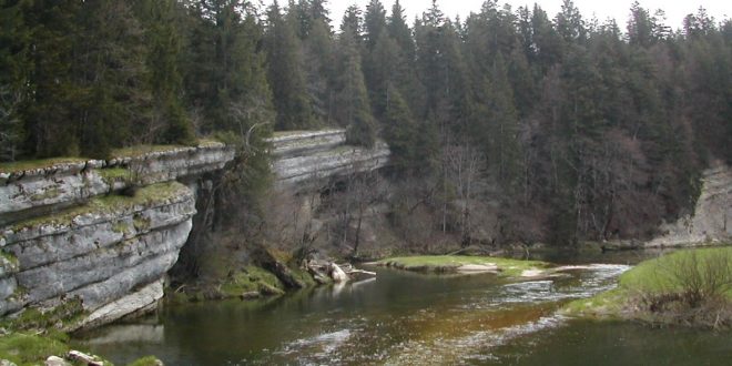 Défilé d'Entre-Roches près de Montbenoît