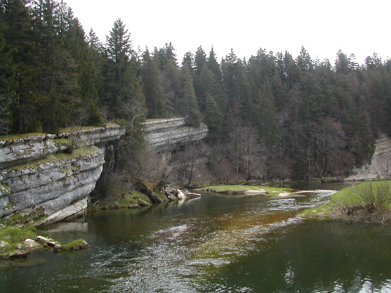 Défilé d'Entre-Roches près de Montbenoît