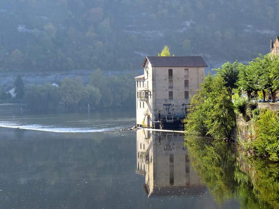 Un moulin sur le Lot, près de Cahors