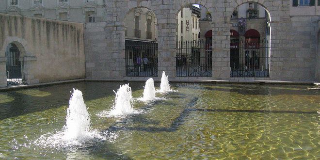 Fontaine chaude à Dax