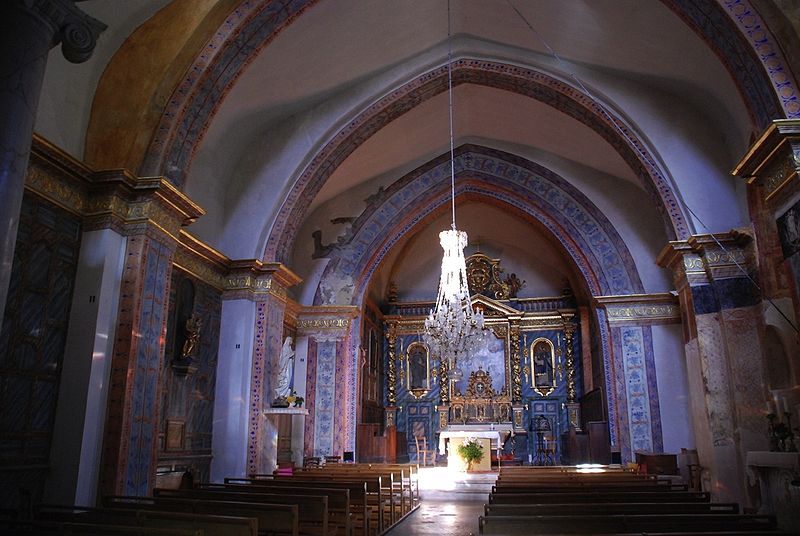 Eglise paroissiale à Montbrun-les-Bains