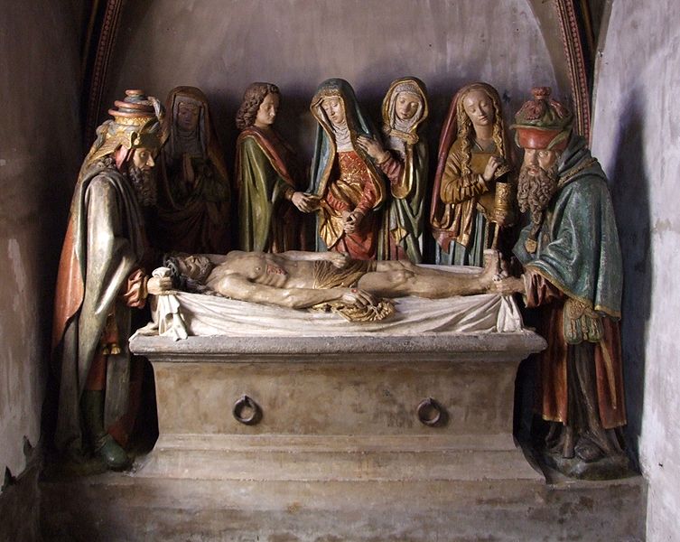 Mise au tombeau à Salers