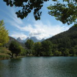 Le lac de Lauzet à Le Lauzet-Ubaye