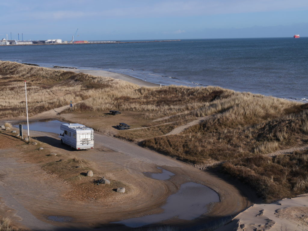 Parking au sud de Skagen