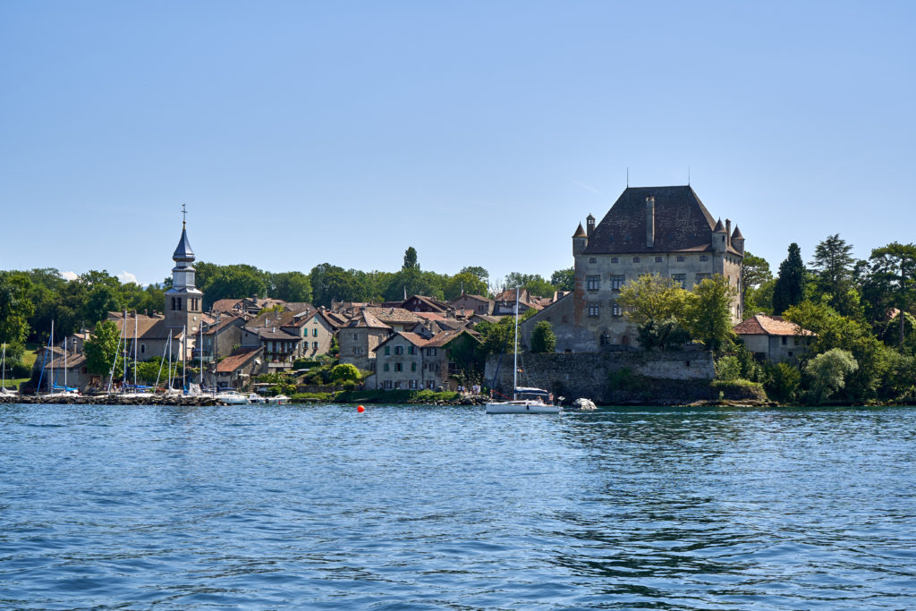 Yvoire, vu du Lac Léman