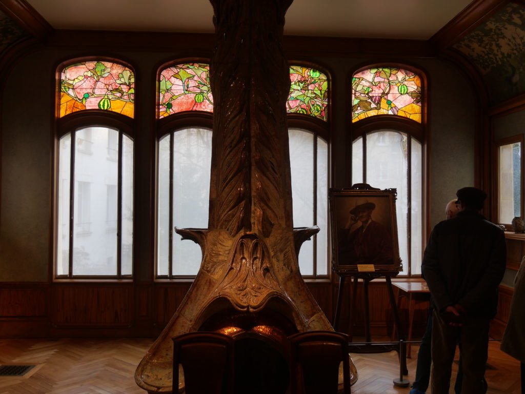 Cheminée Art-Nouveau de la villa Majorelle