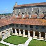 Abbaye de Saint-Sever et son cloître.
