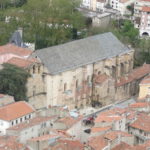 Abbatiale de Foix vue du château