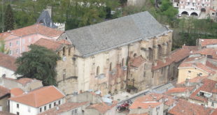 Abbatiale de Foix vue du château