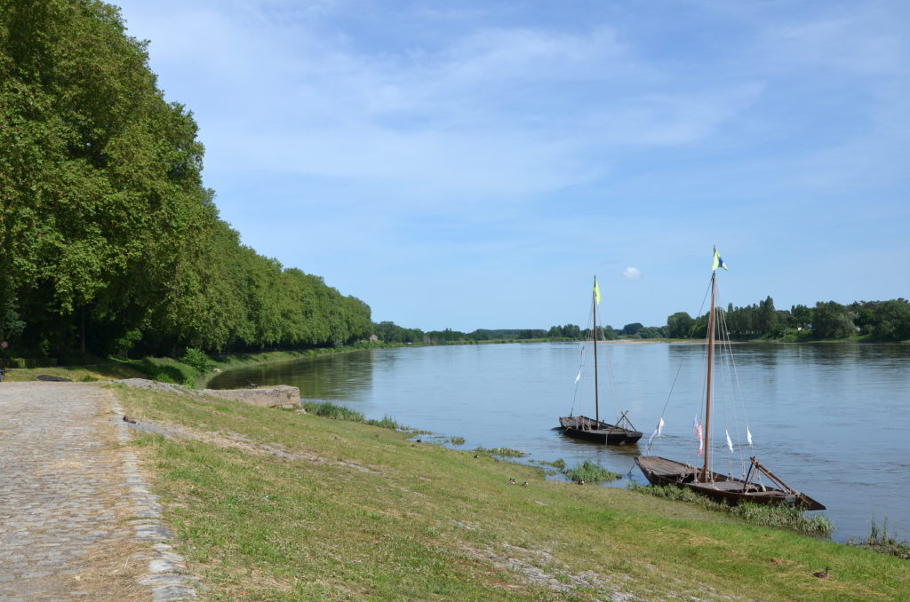 Gabarres de la Loire près de Châteauneuf-sur-Loire