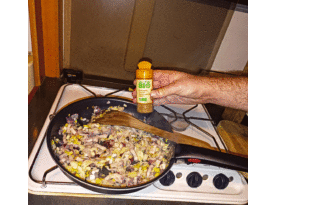 Quiche en camping-car