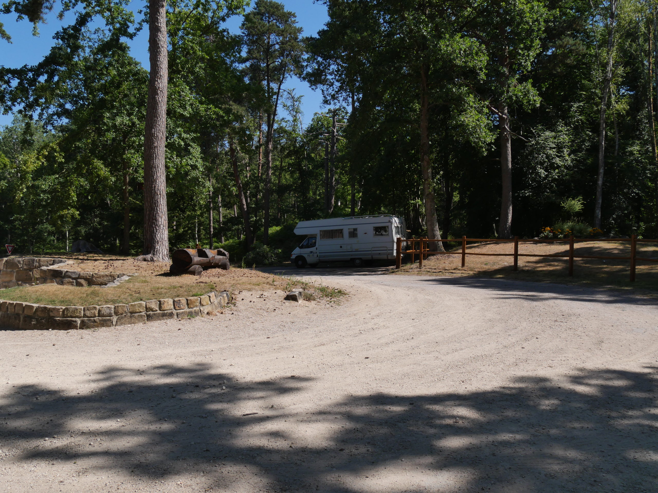 Camping-car en été