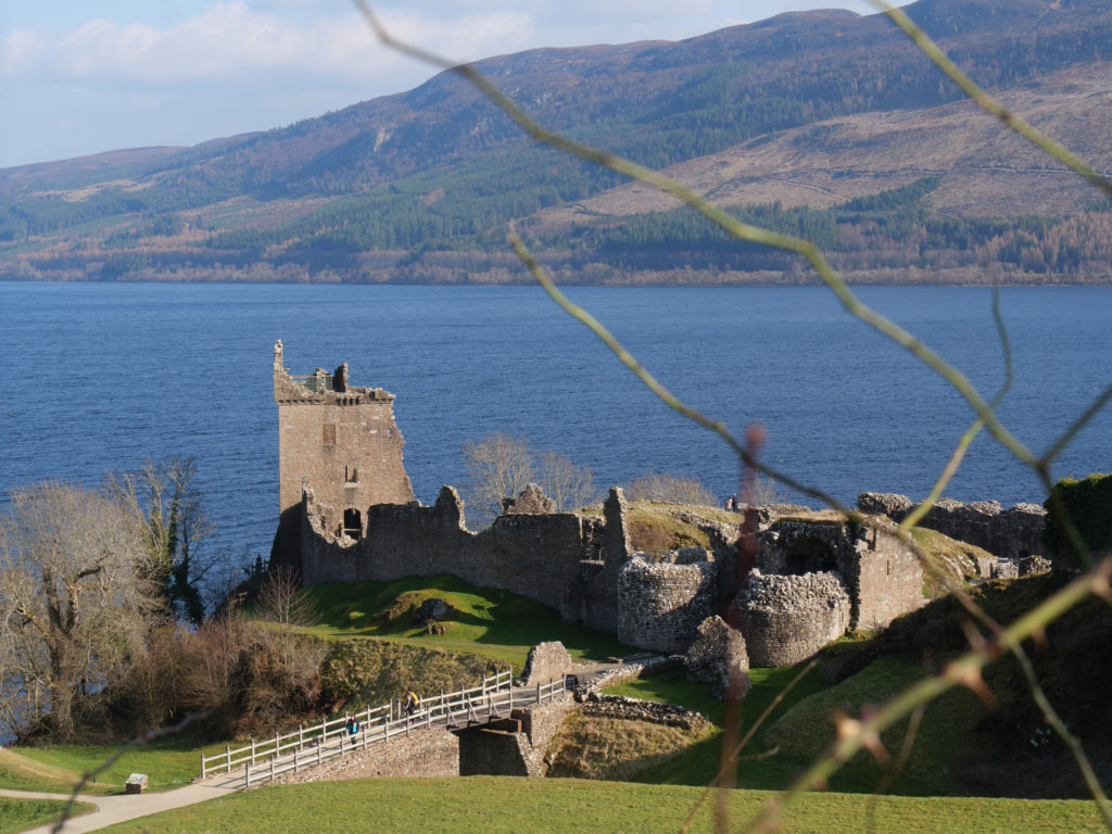 Château d'Urquhart sur les rives du Loch Ness
