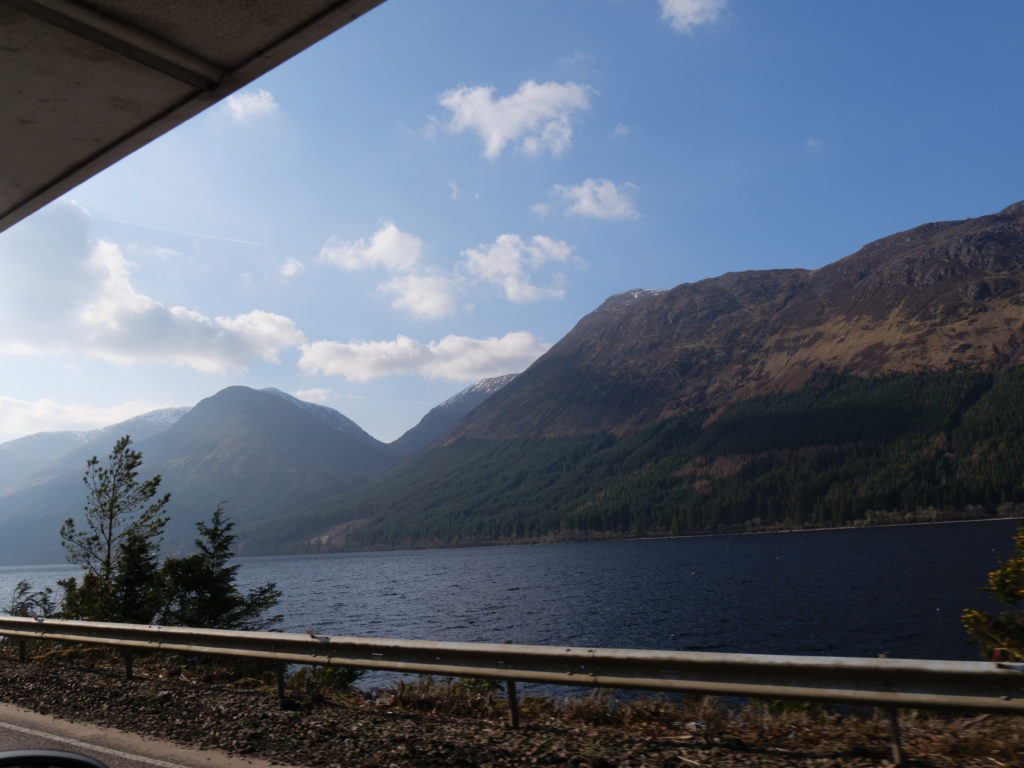 Le Loch Ness vu la A82