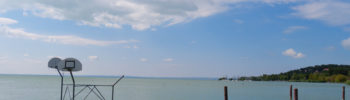 Le lac balaton à Balatonalmádi