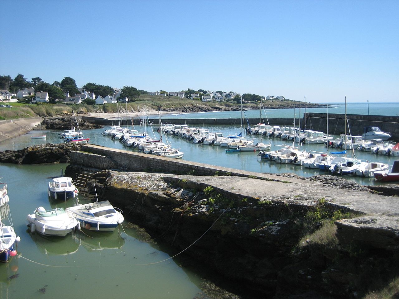 Port aux Moines à Saint-Gildas-de-Rhuys